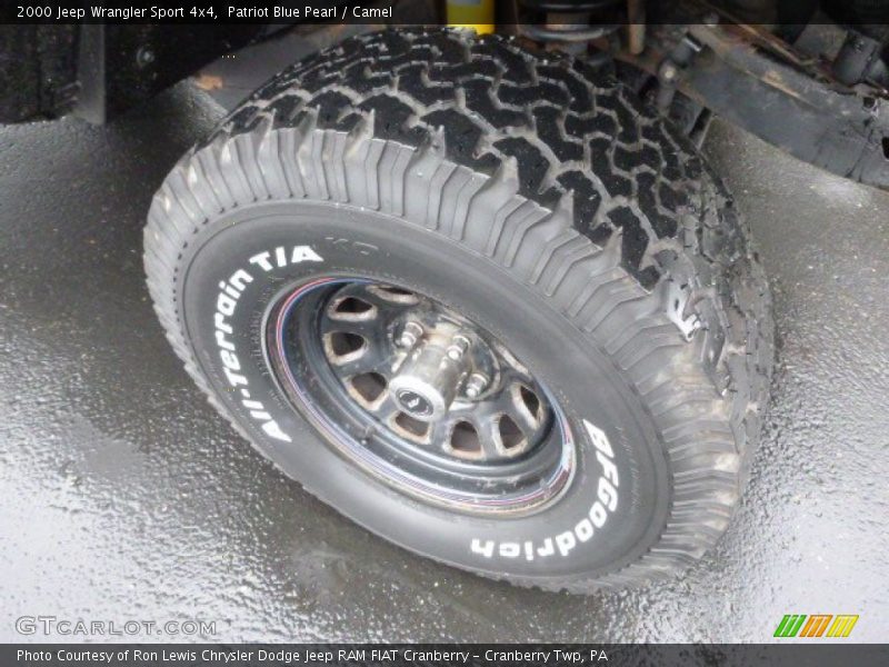 Patriot Blue Pearl / Camel 2000 Jeep Wrangler Sport 4x4