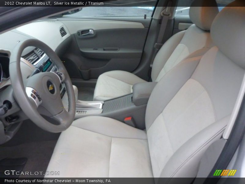 Silver Ice Metallic / Titanium 2012 Chevrolet Malibu LT