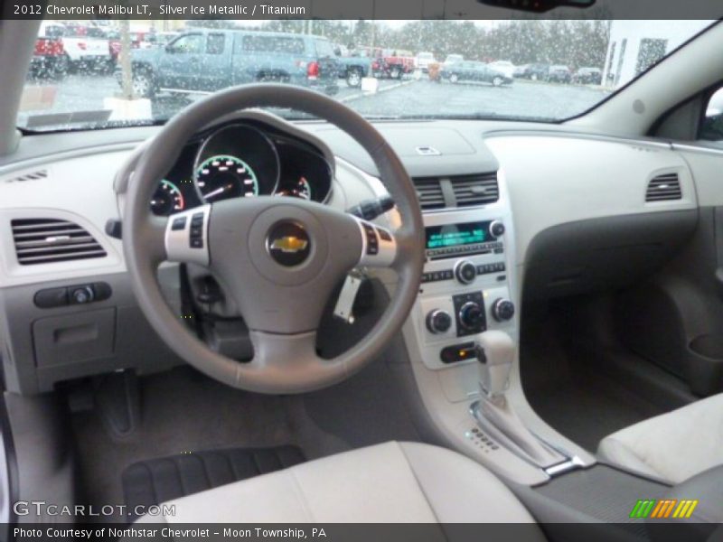 Silver Ice Metallic / Titanium 2012 Chevrolet Malibu LT