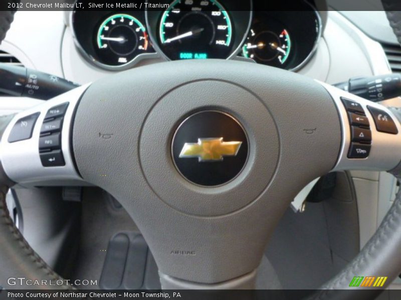 Silver Ice Metallic / Titanium 2012 Chevrolet Malibu LT