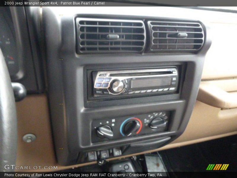 Patriot Blue Pearl / Camel 2000 Jeep Wrangler Sport 4x4