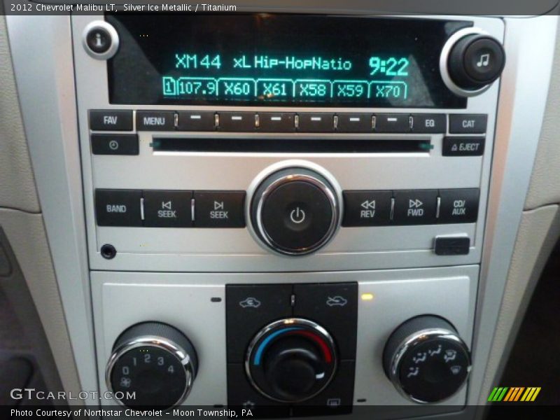 Silver Ice Metallic / Titanium 2012 Chevrolet Malibu LT