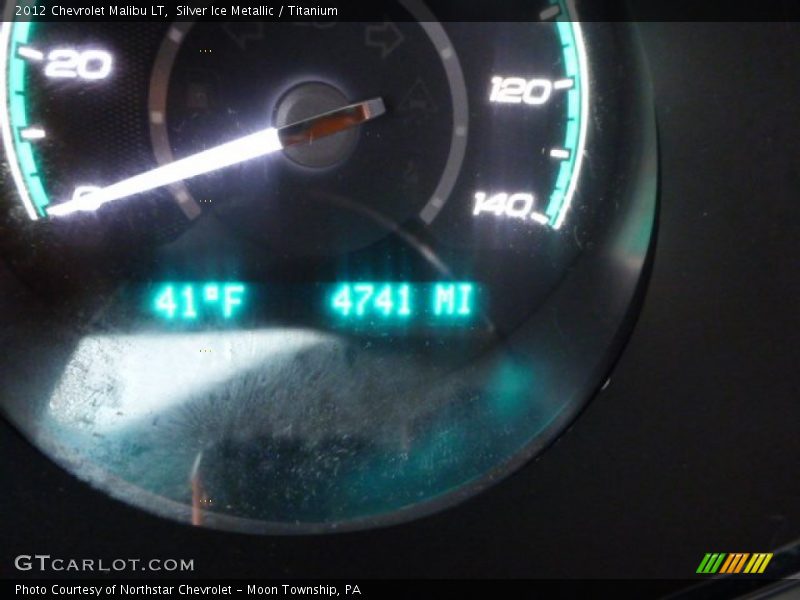 Silver Ice Metallic / Titanium 2012 Chevrolet Malibu LT