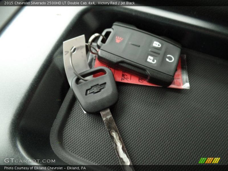 Victory Red / Jet Black 2015 Chevrolet Silverado 2500HD LT Double Cab 4x4