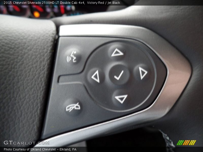 Victory Red / Jet Black 2015 Chevrolet Silverado 2500HD LT Double Cab 4x4
