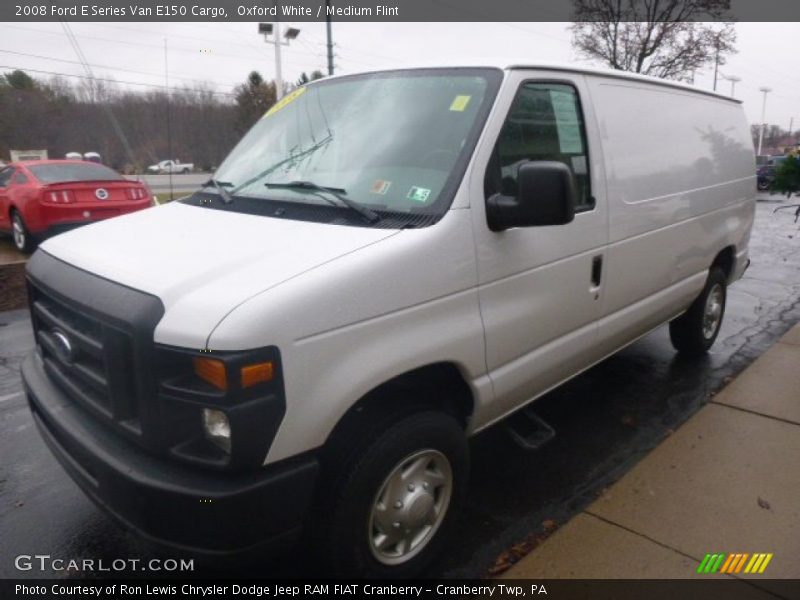 Oxford White / Medium Flint 2008 Ford E Series Van E150 Cargo