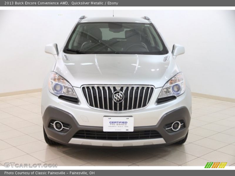 Quicksilver Metallic / Ebony 2013 Buick Encore Convenience AWD