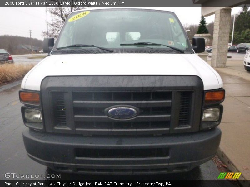 Oxford White / Medium Flint 2008 Ford E Series Van E150 Cargo