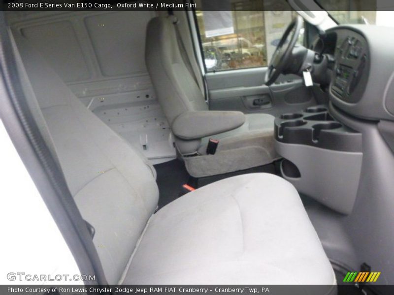 Oxford White / Medium Flint 2008 Ford E Series Van E150 Cargo