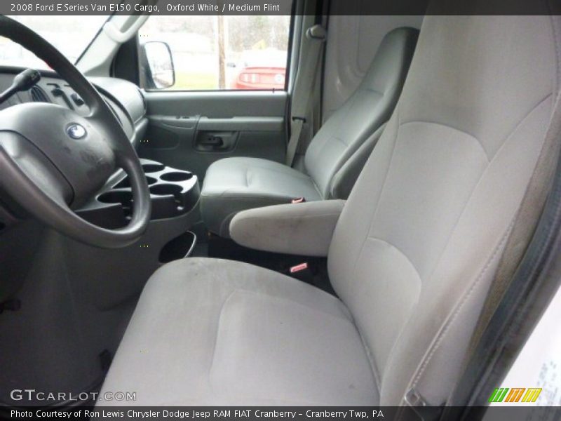 Oxford White / Medium Flint 2008 Ford E Series Van E150 Cargo