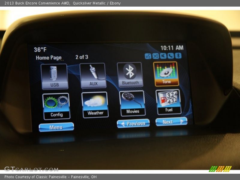 Quicksilver Metallic / Ebony 2013 Buick Encore Convenience AWD