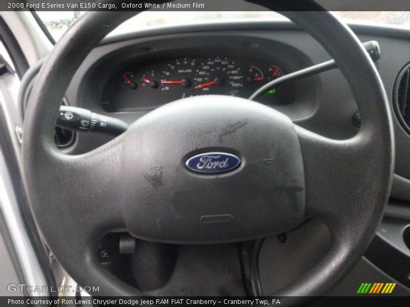 Oxford White / Medium Flint 2008 Ford E Series Van E150 Cargo