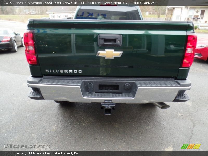 Rainforest Green Metallic / Jet Black/Dark Ash 2015 Chevrolet Silverado 2500HD WT Crew Cab 4x4