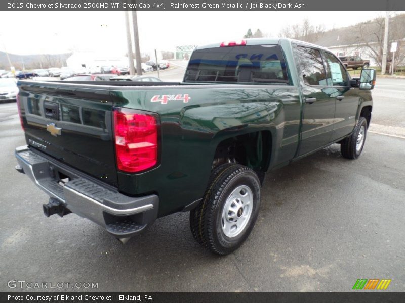 Rainforest Green Metallic / Jet Black/Dark Ash 2015 Chevrolet Silverado 2500HD WT Crew Cab 4x4
