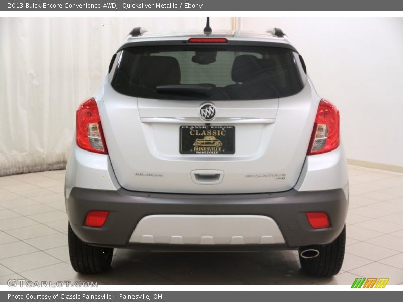 Quicksilver Metallic / Ebony 2013 Buick Encore Convenience AWD