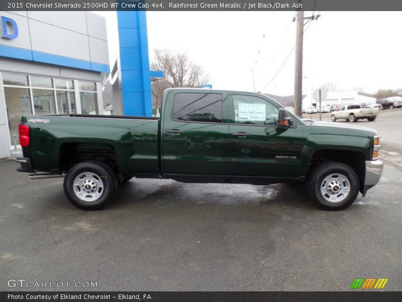  2015 Silverado 2500HD WT Crew Cab 4x4 Rainforest Green Metallic