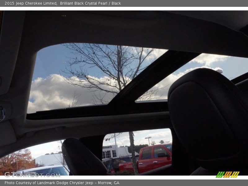 Brilliant Black Crystal Pearl / Black 2015 Jeep Cherokee Limited
