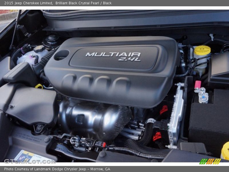 Brilliant Black Crystal Pearl / Black 2015 Jeep Cherokee Limited