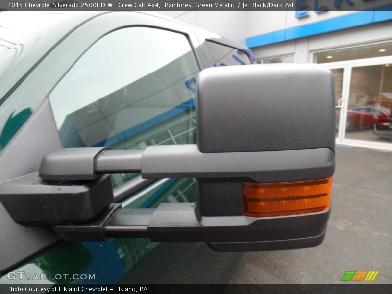 Rainforest Green Metallic / Jet Black/Dark Ash 2015 Chevrolet Silverado 2500HD WT Crew Cab 4x4