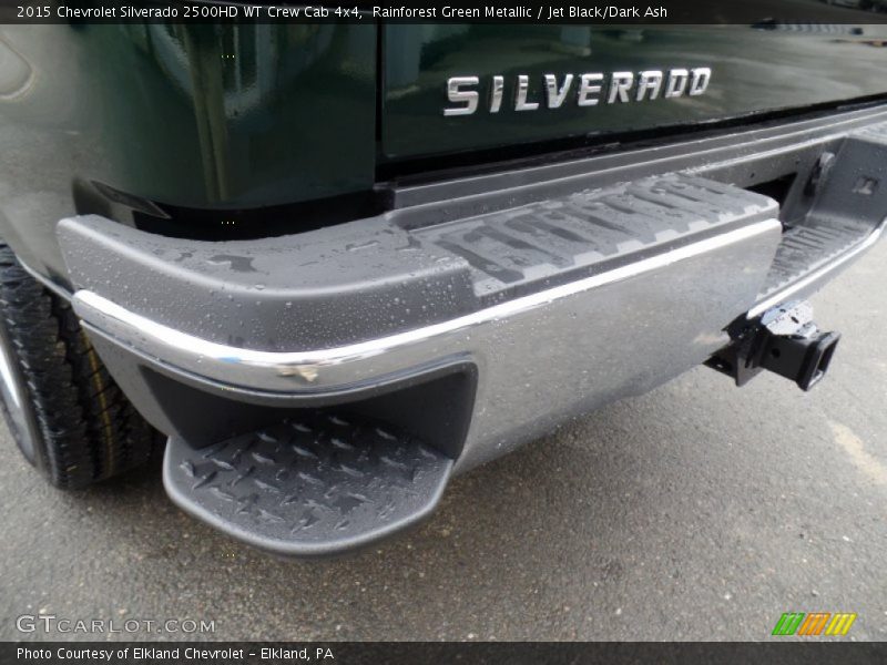 Rainforest Green Metallic / Jet Black/Dark Ash 2015 Chevrolet Silverado 2500HD WT Crew Cab 4x4
