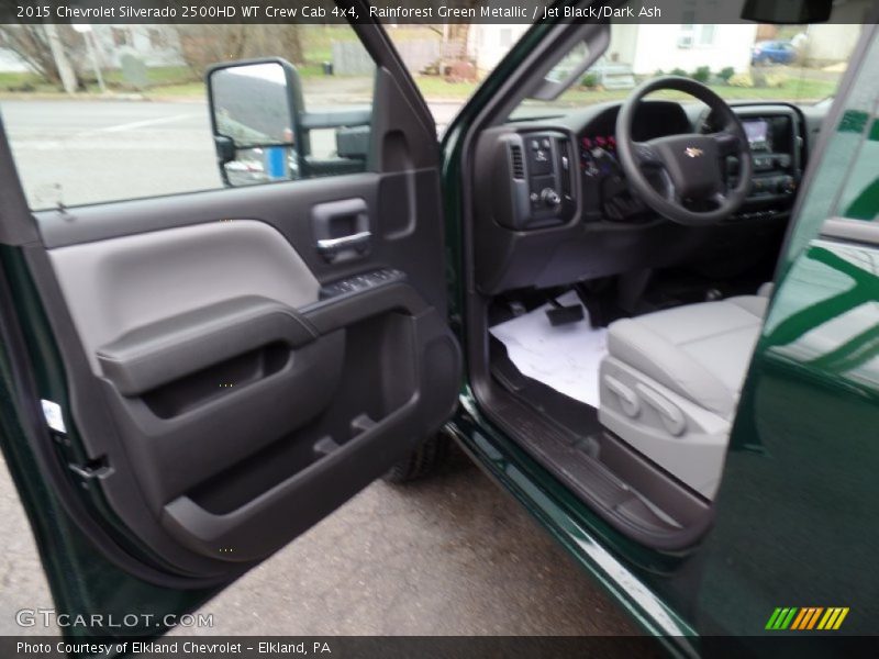 Rainforest Green Metallic / Jet Black/Dark Ash 2015 Chevrolet Silverado 2500HD WT Crew Cab 4x4