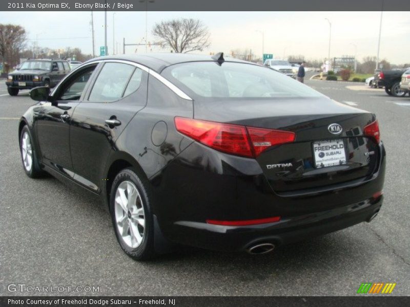 Ebony Black / Beige 2011 Kia Optima EX