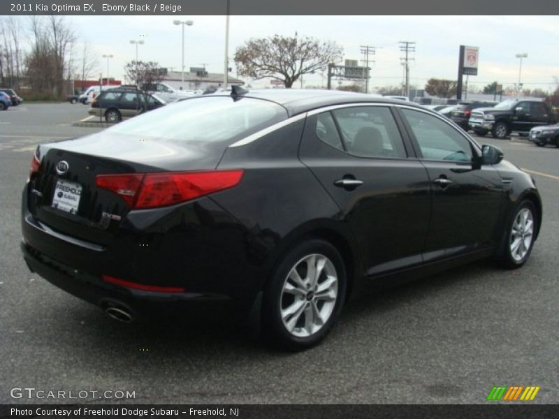 Ebony Black / Beige 2011 Kia Optima EX