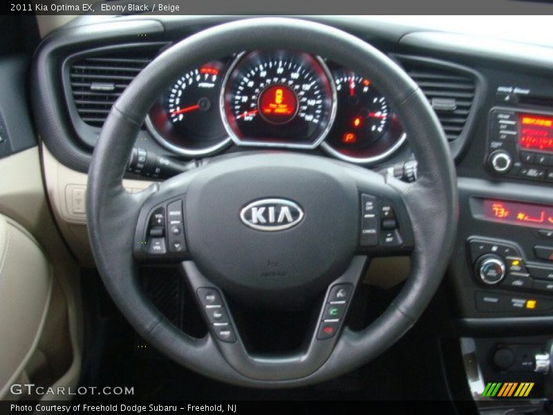 Ebony Black / Beige 2011 Kia Optima EX