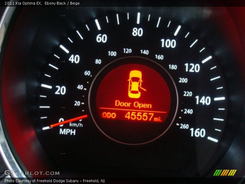 Ebony Black / Beige 2011 Kia Optima EX