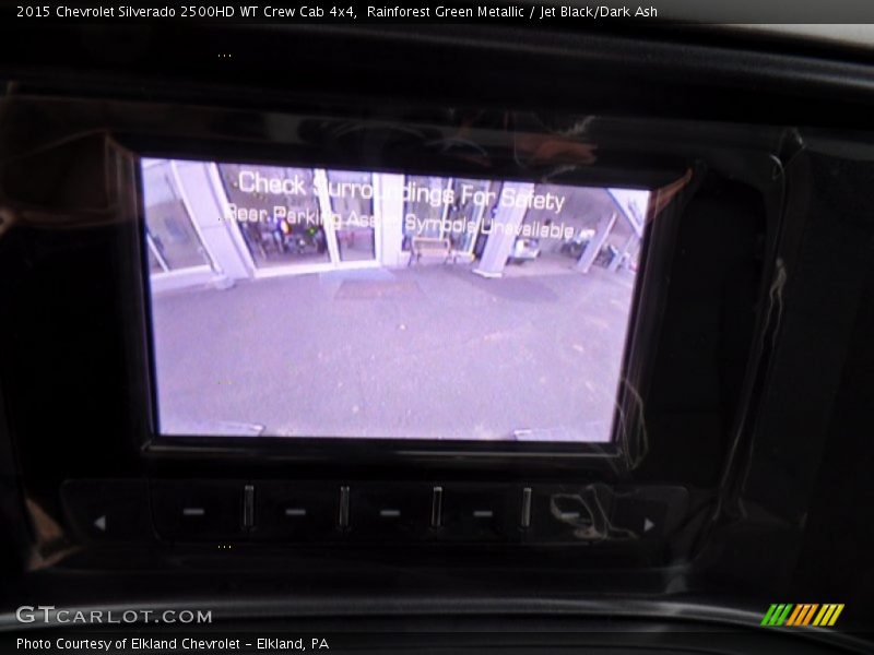 Rainforest Green Metallic / Jet Black/Dark Ash 2015 Chevrolet Silverado 2500HD WT Crew Cab 4x4