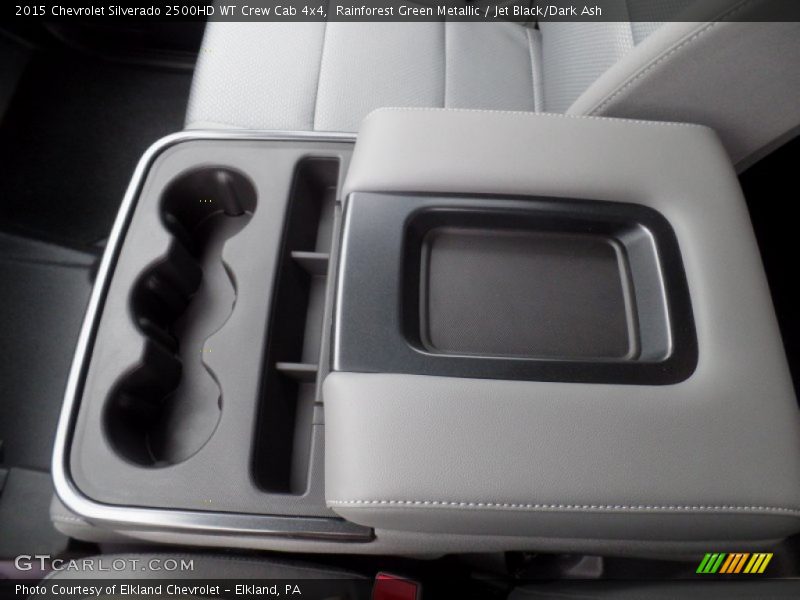 Rainforest Green Metallic / Jet Black/Dark Ash 2015 Chevrolet Silverado 2500HD WT Crew Cab 4x4