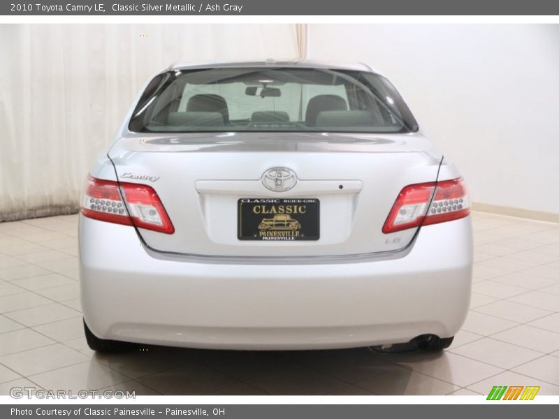 Classic Silver Metallic / Ash Gray 2010 Toyota Camry LE