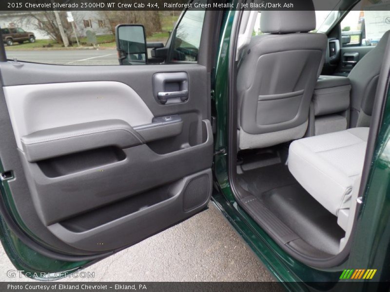 Rainforest Green Metallic / Jet Black/Dark Ash 2015 Chevrolet Silverado 2500HD WT Crew Cab 4x4