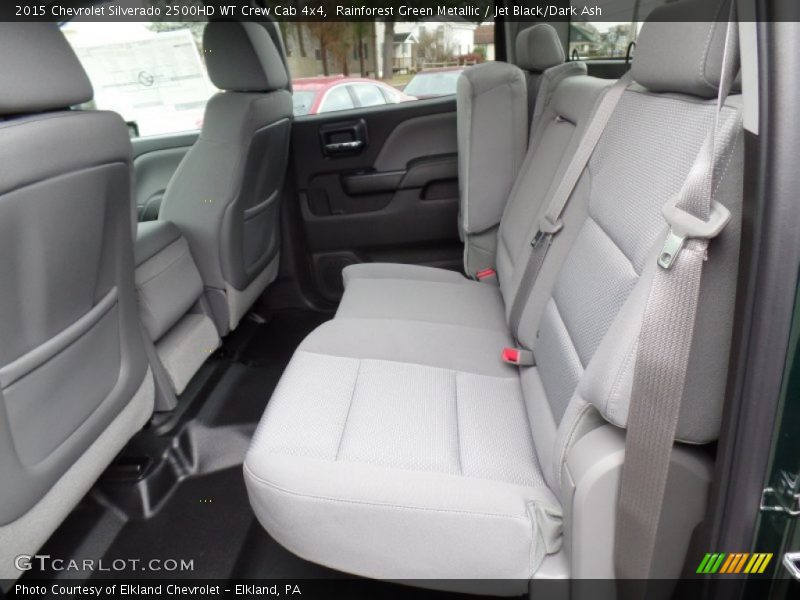 Rainforest Green Metallic / Jet Black/Dark Ash 2015 Chevrolet Silverado 2500HD WT Crew Cab 4x4