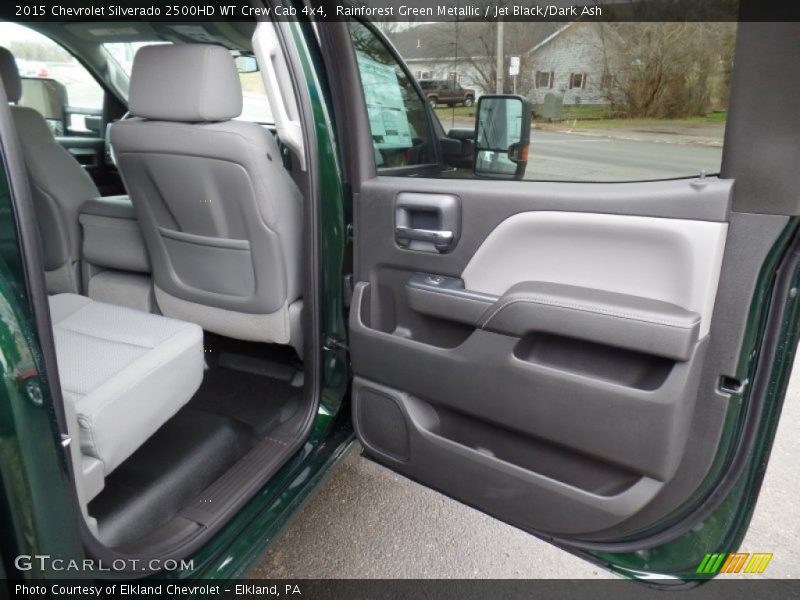 Rainforest Green Metallic / Jet Black/Dark Ash 2015 Chevrolet Silverado 2500HD WT Crew Cab 4x4
