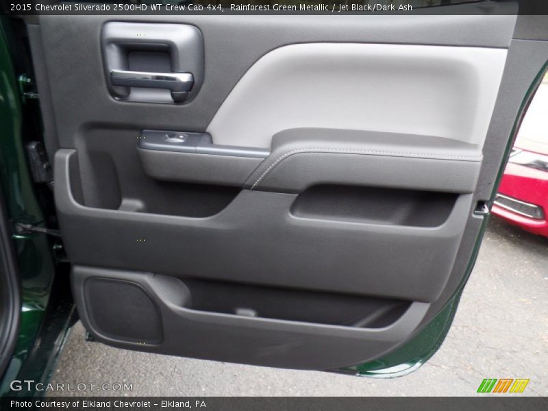 Rainforest Green Metallic / Jet Black/Dark Ash 2015 Chevrolet Silverado 2500HD WT Crew Cab 4x4