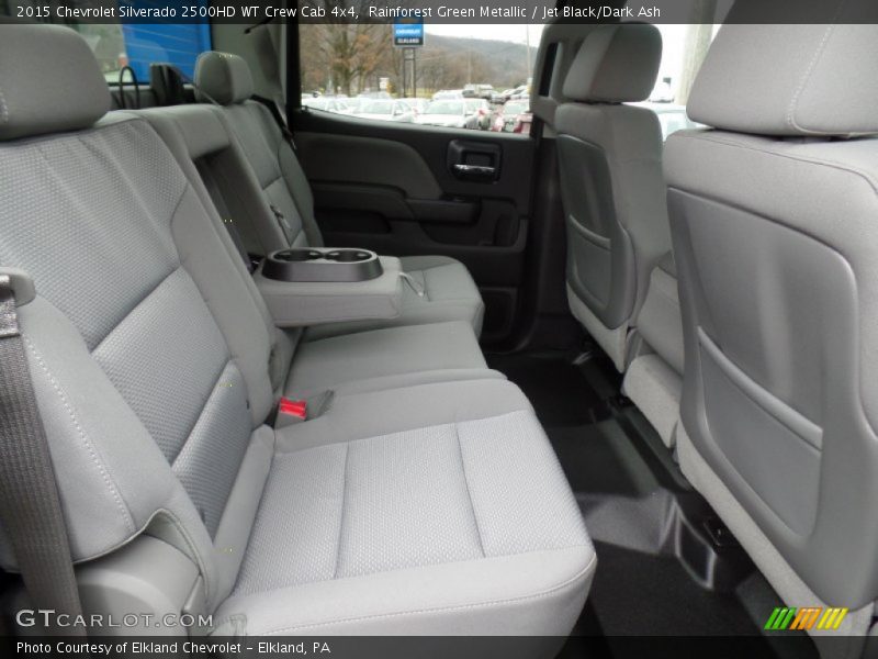 Rainforest Green Metallic / Jet Black/Dark Ash 2015 Chevrolet Silverado 2500HD WT Crew Cab 4x4