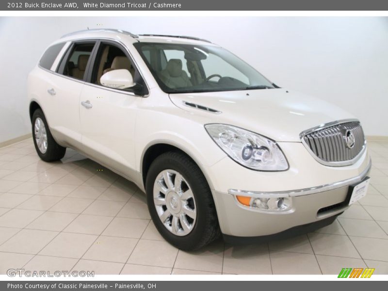 White Diamond Tricoat / Cashmere 2012 Buick Enclave AWD