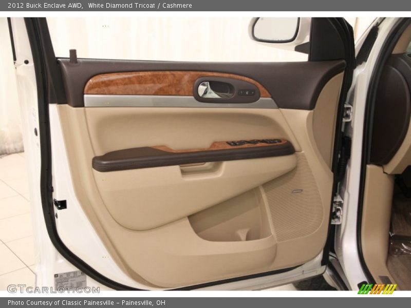 White Diamond Tricoat / Cashmere 2012 Buick Enclave AWD