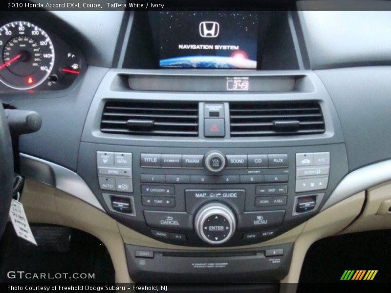 Taffeta White / Ivory 2010 Honda Accord EX-L Coupe
