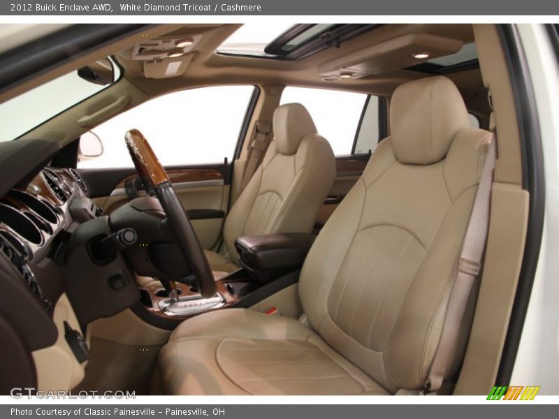White Diamond Tricoat / Cashmere 2012 Buick Enclave AWD