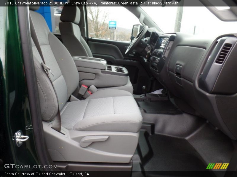 Rainforest Green Metallic / Jet Black/Dark Ash 2015 Chevrolet Silverado 2500HD WT Crew Cab 4x4