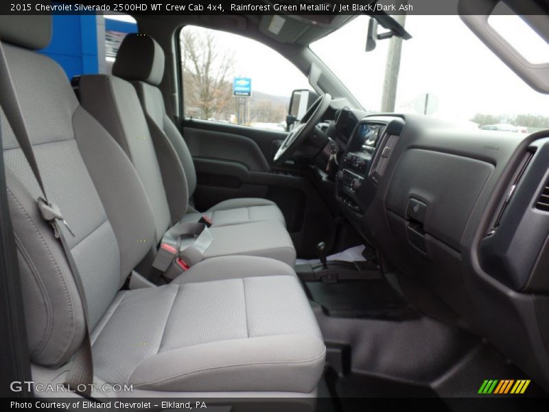 Rainforest Green Metallic / Jet Black/Dark Ash 2015 Chevrolet Silverado 2500HD WT Crew Cab 4x4