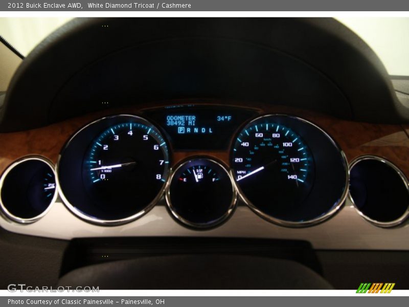 White Diamond Tricoat / Cashmere 2012 Buick Enclave AWD