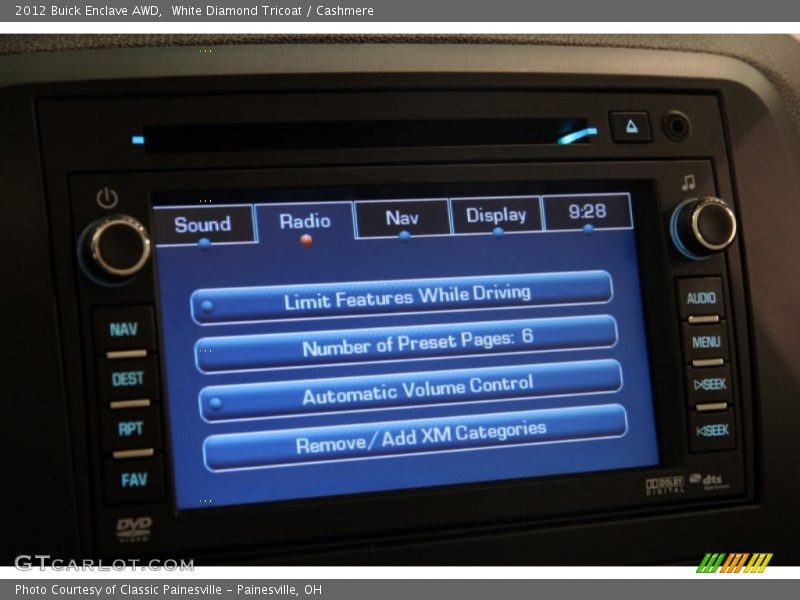 White Diamond Tricoat / Cashmere 2012 Buick Enclave AWD