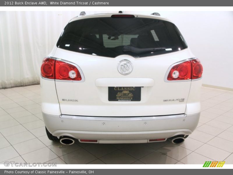 White Diamond Tricoat / Cashmere 2012 Buick Enclave AWD