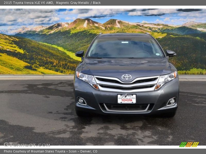 Magnetic Gray Metallic / Black 2015 Toyota Venza XLE V6 AWD