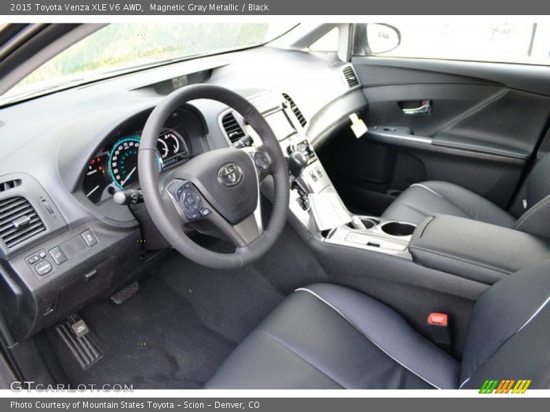 Magnetic Gray Metallic / Black 2015 Toyota Venza XLE V6 AWD