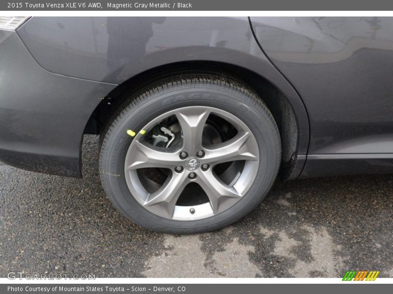Magnetic Gray Metallic / Black 2015 Toyota Venza XLE V6 AWD