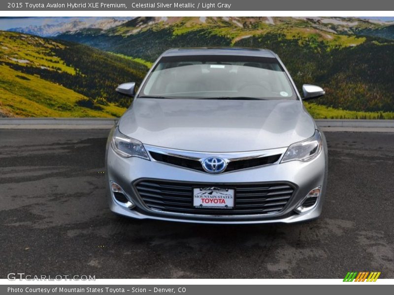 Celestial Silver Metallic / Light Gray 2015 Toyota Avalon Hybrid XLE Premium